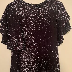 Worthington Flutter Sleeve Blouse